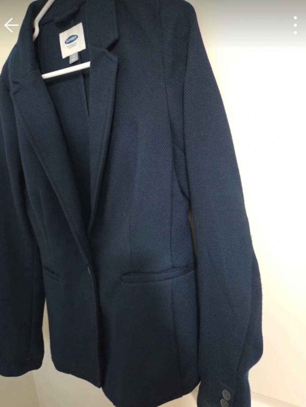 Old Navy Navy Blue BlazerSize Med Euc - Picture 3 of 5